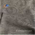 Bangladesh 100% polyester Nida Jacquard Tissu noir